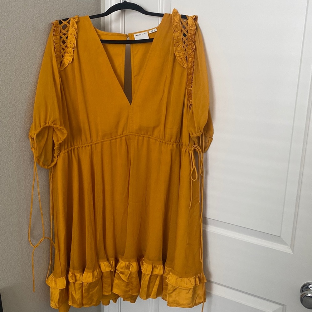 ASOS Mustard Yellow Dress